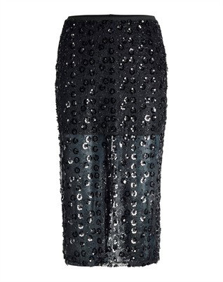 JXDream Sequin Nederdel - Black 